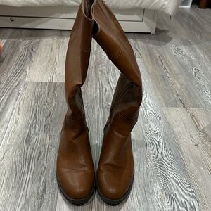 Brown Wide Calf Boots